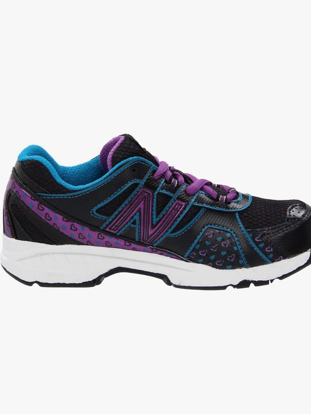 New Without Box New Balance Kid's 416 V1 Running Shoe, Black/Purple, 11.5 M US - Picture 6 of 10